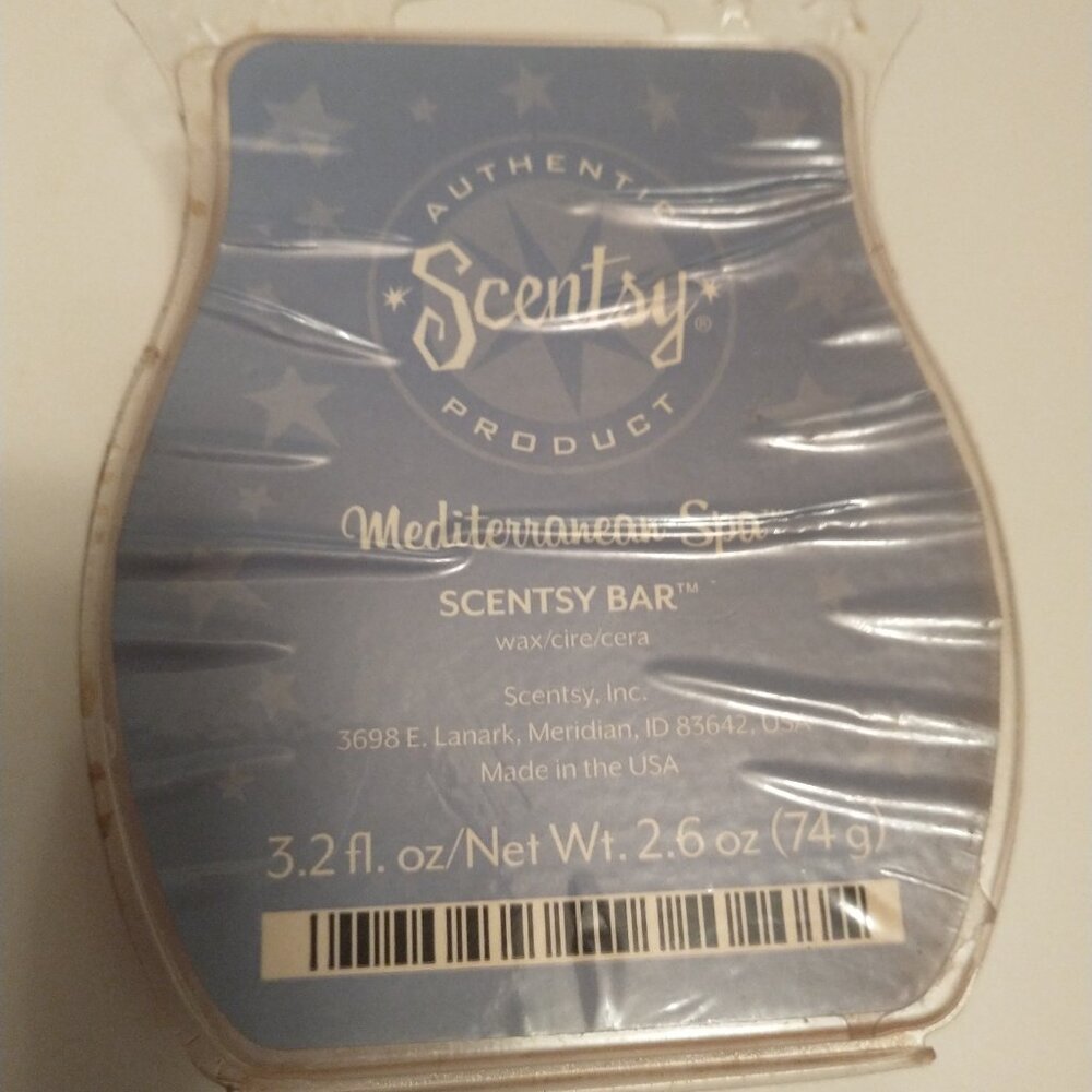 NWT  Scentsy wax melts.... Mediterranean Spa